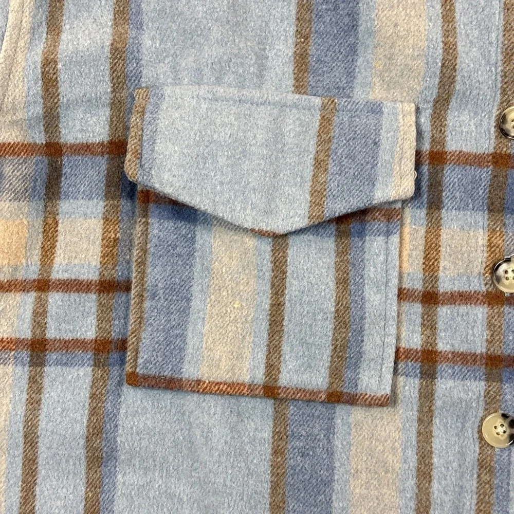Ford Light Blue Plaid Bronco Button-Down Shirt